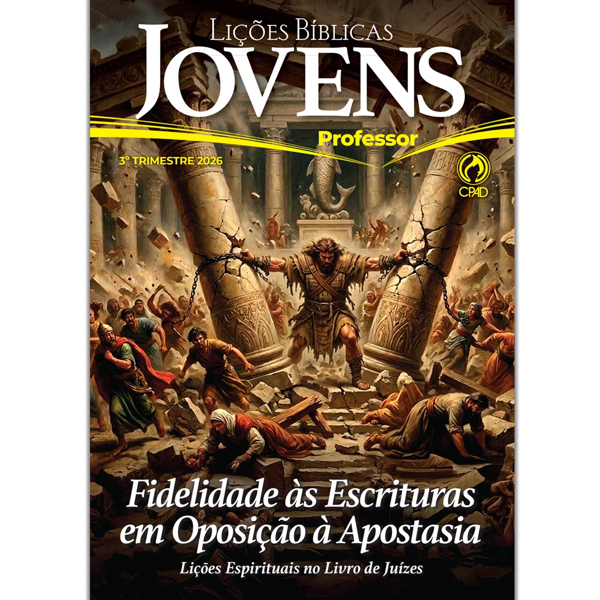 Capa da revista Lições Bíblicas Jovens Professor - 3º Trimestre 2026