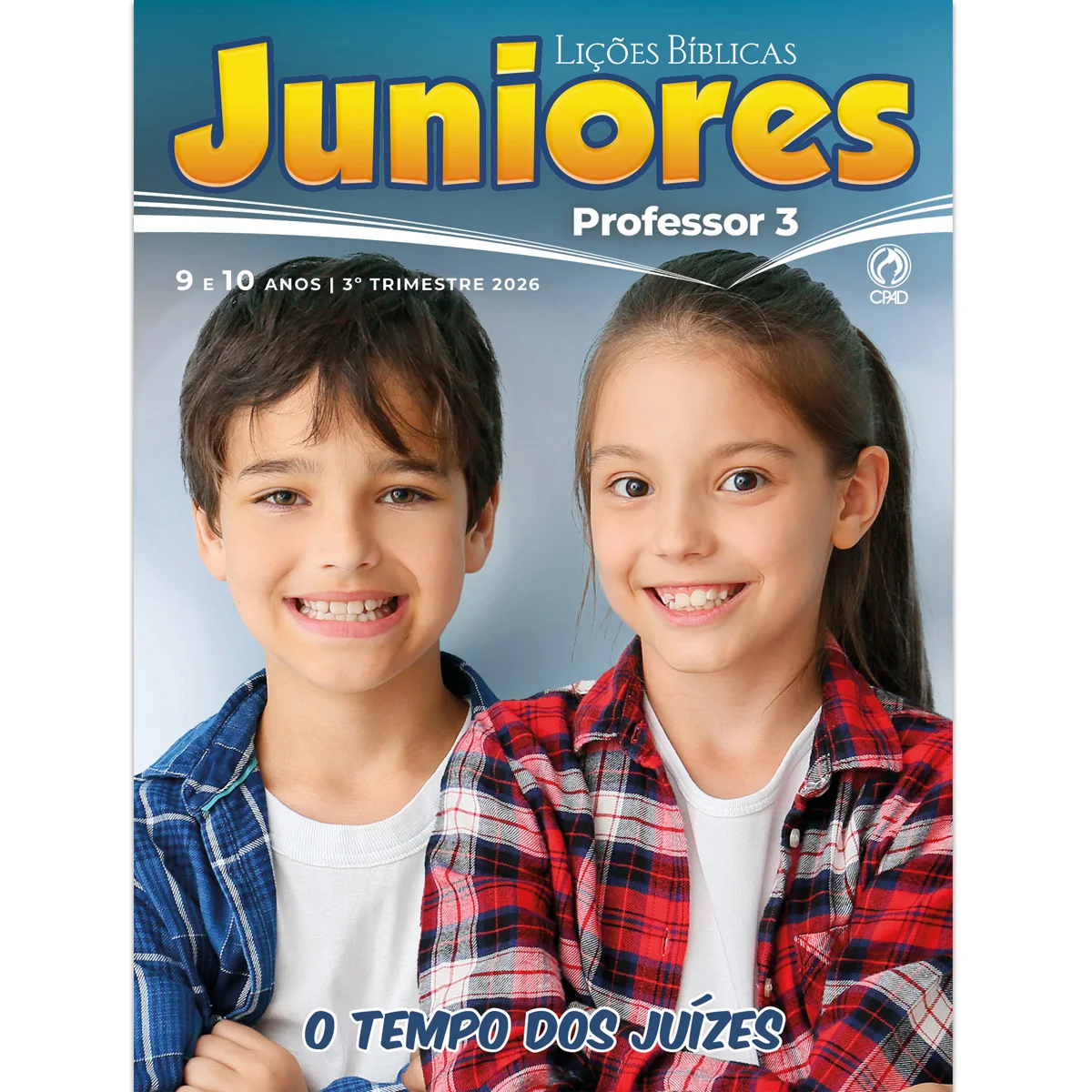 Capa da revista Lições Bíblicas Juniores Professor - 3º Trimestre 2026