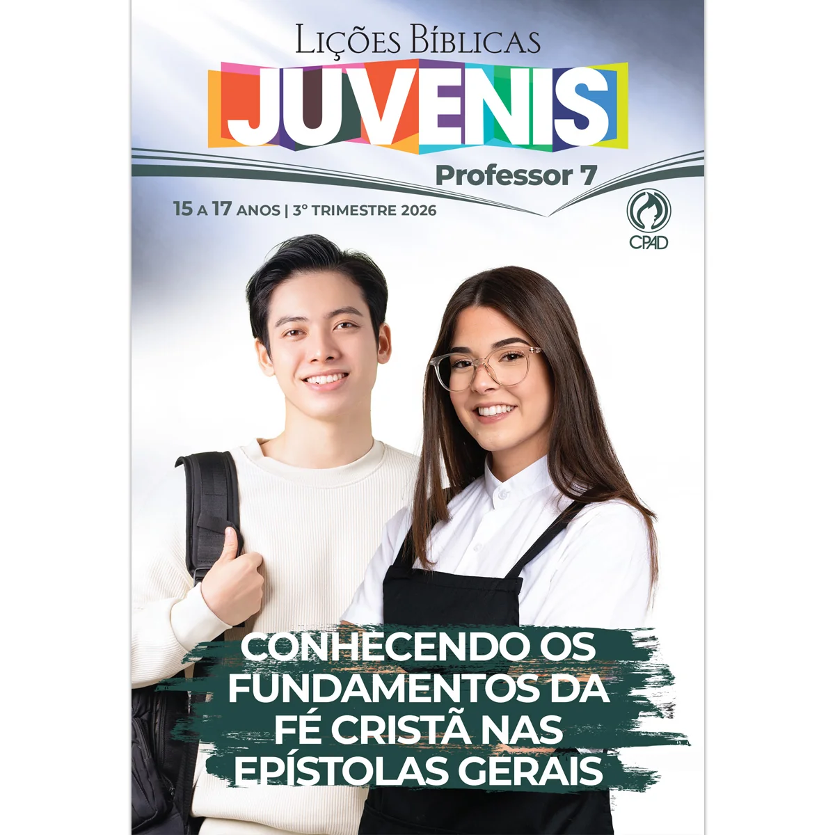 Capa da revista Lições Bíblicas Juvenis Professor - 3º Trimestre 2026