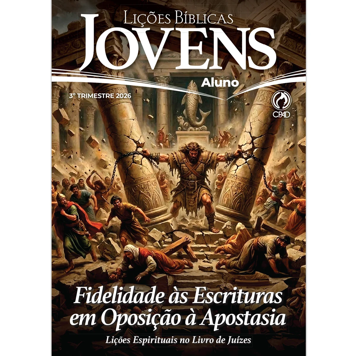Capa da revista Lições Bíblicas Jovens Aluno - 3º Trimestre 2026
