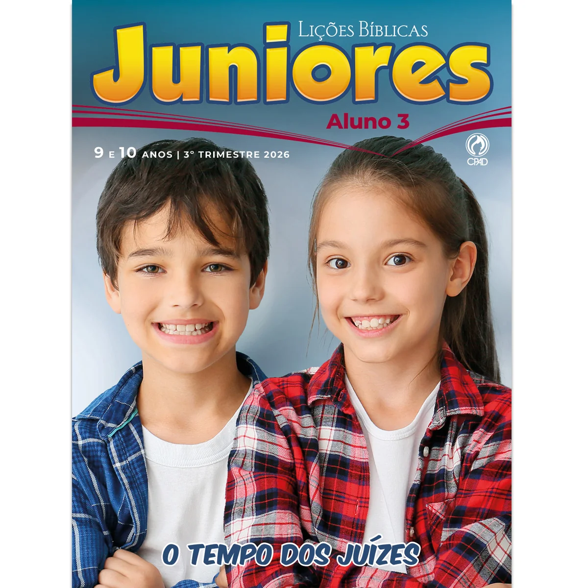 Capa da revista Lições Bíblicas Juniores Aluno - 3º Trimestre 2026