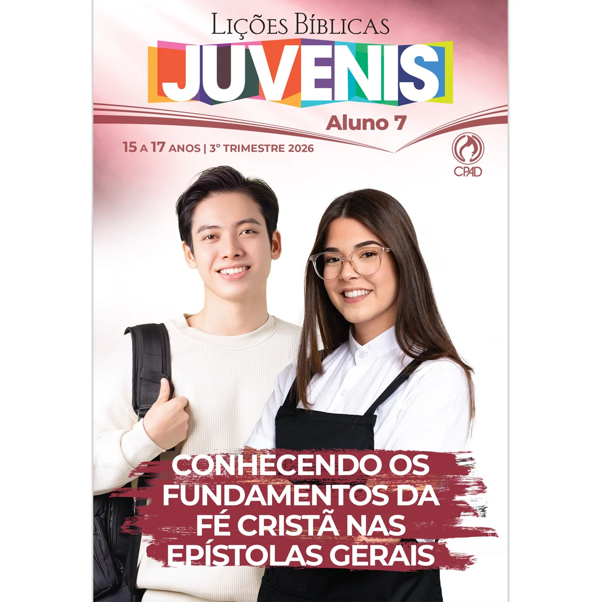 Capa da revista Lições Bíblicas Juvenis Aluno - 3º Trimestre 2026