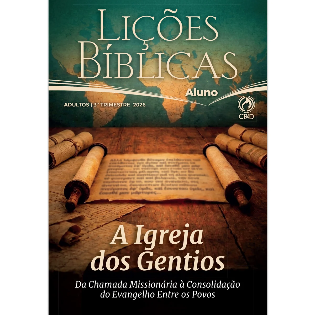 Capa da revista Lições Bíblicas Adultos Professor - 3º Trimestre 2026