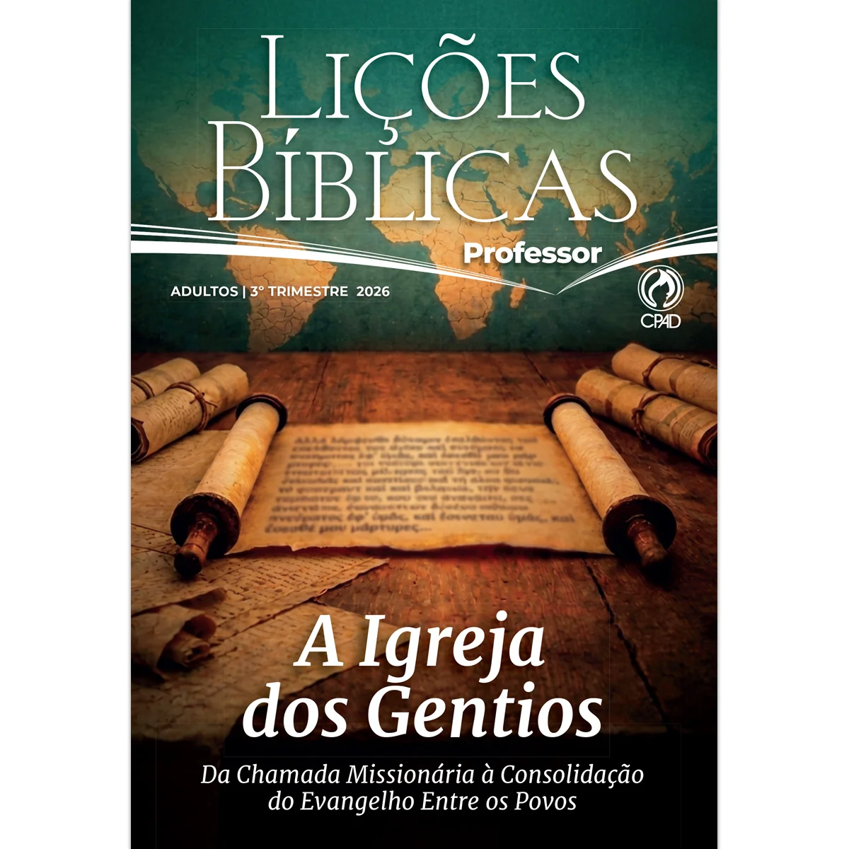 Capa da revista Lições Bíblicas Adultos Aluno - 3º Trimestre 2026